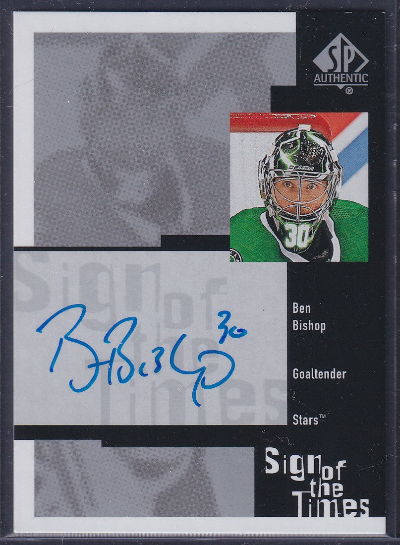 BEN BISHOP, 2019 SP Authentic Sign of the Times Auto #RSOTT-BI