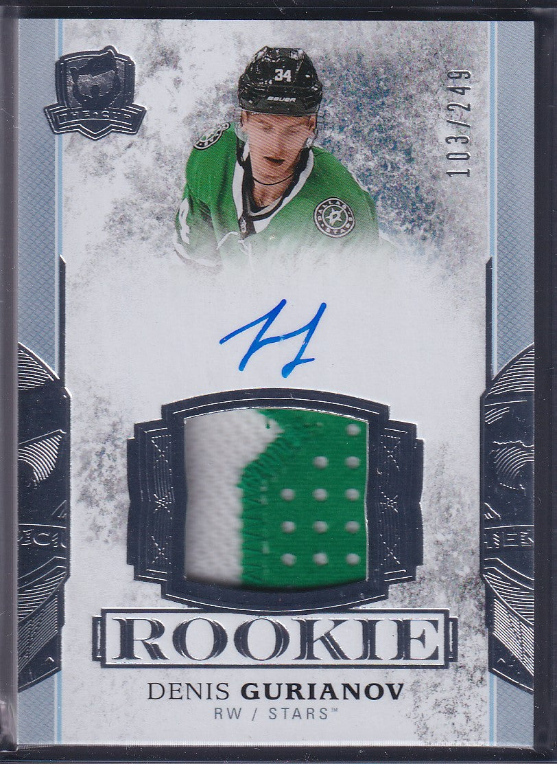 DENIS GURIANOV, 2017 The Cup Rookie Auto/Patch, #158, /249