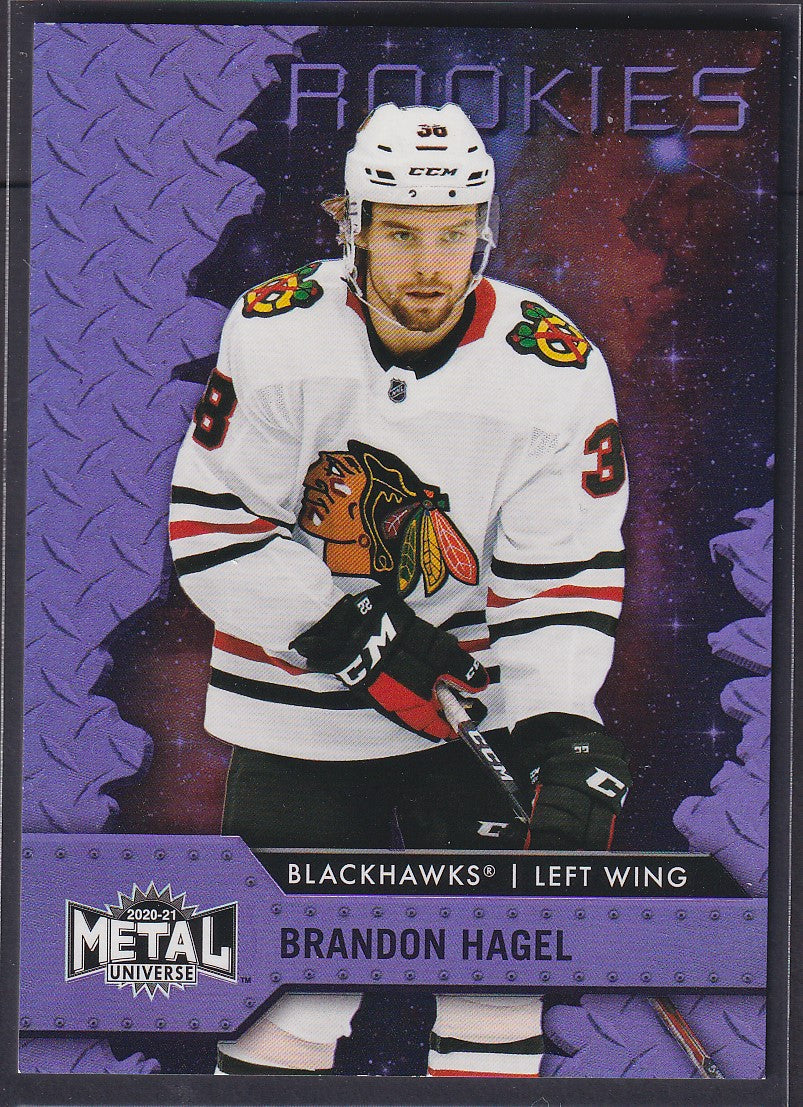BRANDON HAGEL - 2020 Metal Universe Rookies PURPLE #116, /199