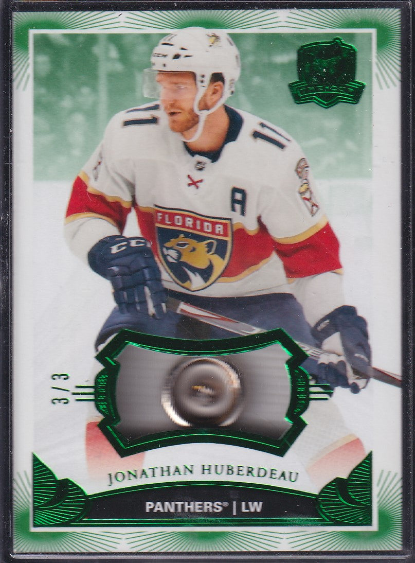 JONATHAN HUBERDEAU - 2019 Upper Deck The Cup BUTTON #25, /3