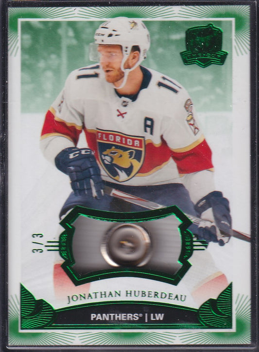 JONATHAN HUBERDEAU - 2019 Upper Deck The Cup BUTTON #25, /3