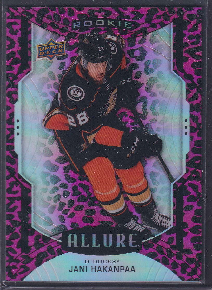 JANI HAKANPAA - 2020 Upper Deck Allure Rookie PINK LEOPARD #105