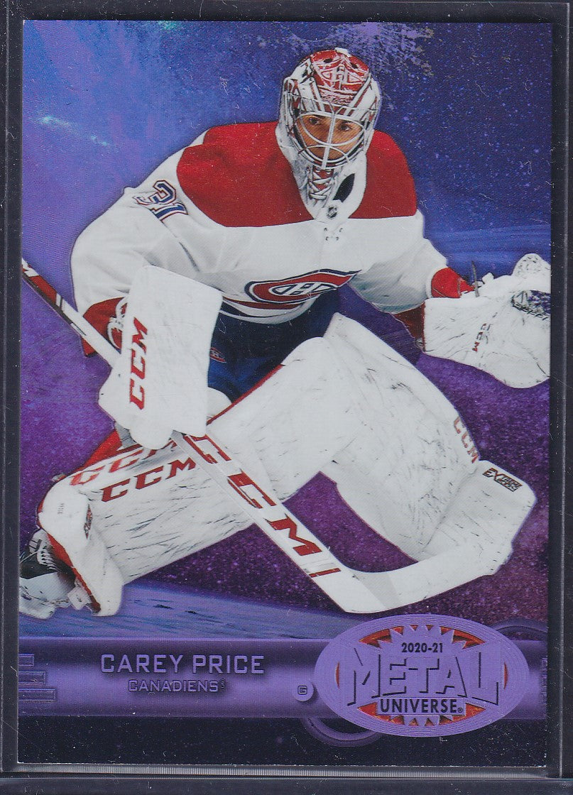 CAREY PRICE - 2020 Metal Universe PURPLE #R-12, /199
