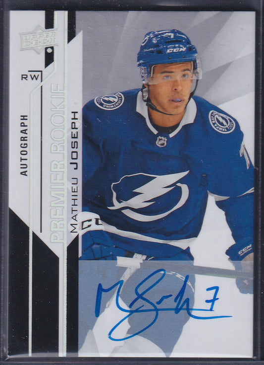 MATHIEU JOSEPH - 2018 Upper Deck Premier Rookie Auto #58