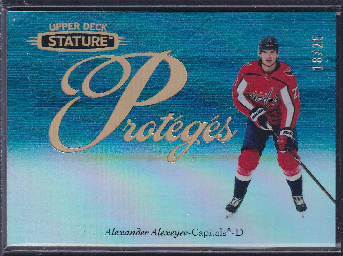 ALEXANDER ALEXEYEV - 2020 Upper Deck Stature Proteges #P-41, /25