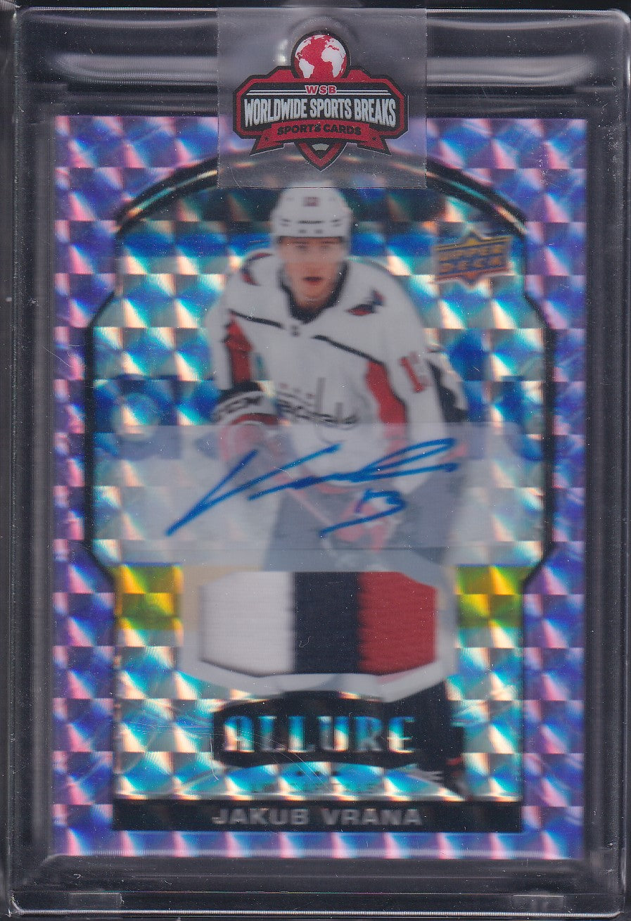 JAKUB VRANA - 2020 Allure PURPLE DIAMOND AUTO PATCH #54, /10