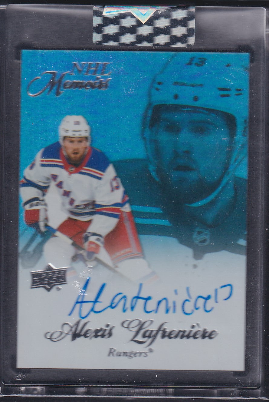ALEXIS LAFRENIERE - 2020 Upper Deck Clear Cut NHL Memoirs #M-AL