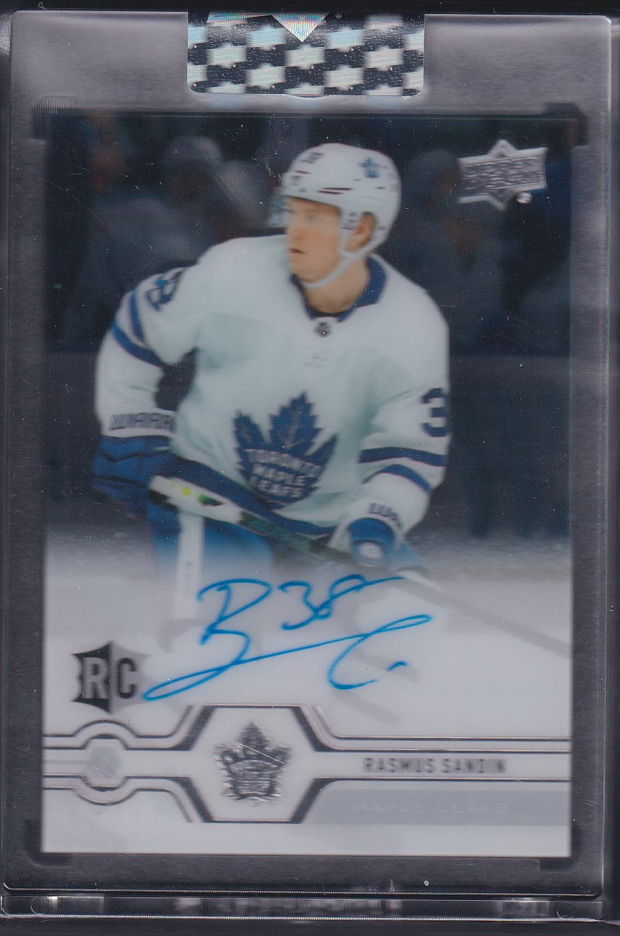 RASMUS SANDIN - 2019 Upper Deck Clear Cut Rookie Auto #CC-RS