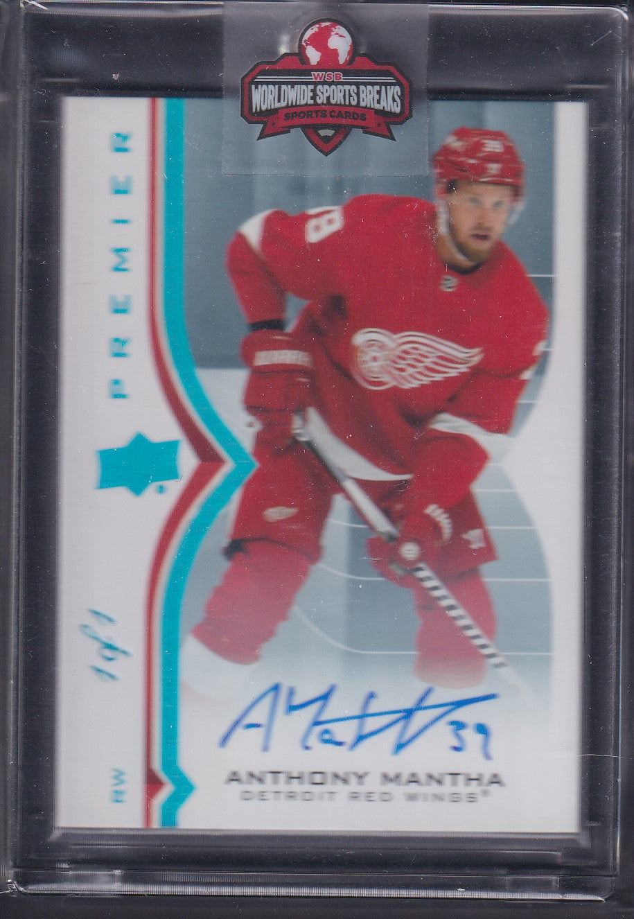 ANTHONY MANTHA - 2020 Upper Deck Premier Auto #23, 1/1