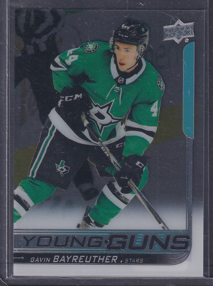 GAVIN BAYREUTHER - 2018 Upper Deck Young Guns CLEAR CUT #467
