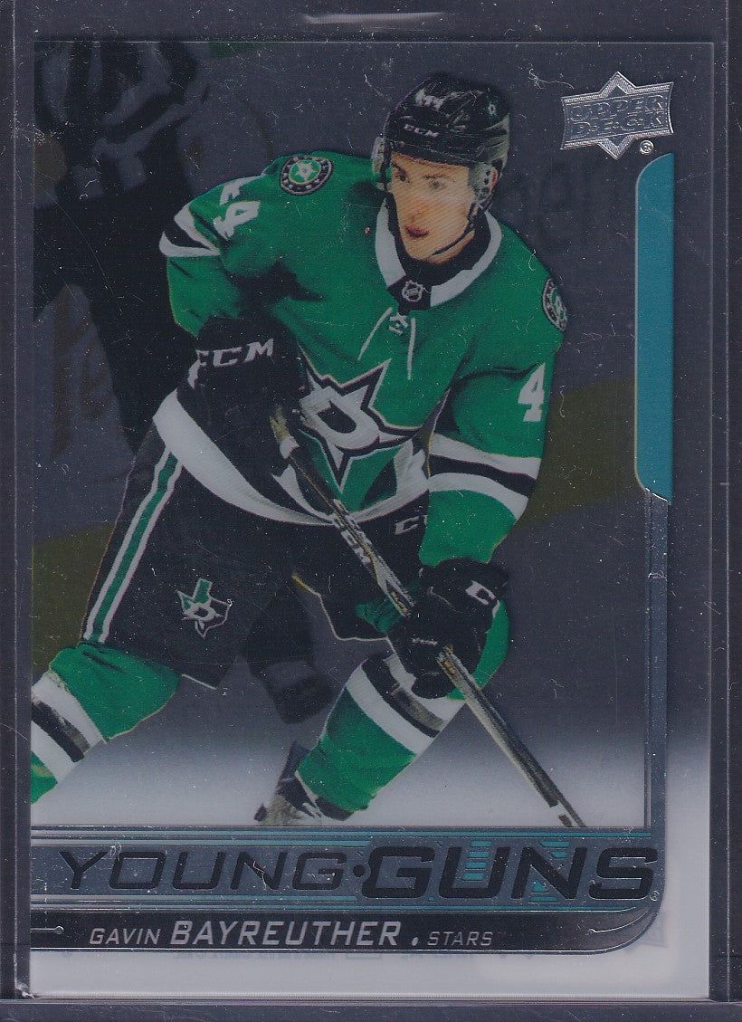 GAVIN BAYREUTHER - 2018 Upper Deck Young Guns CLEAR CUT #467