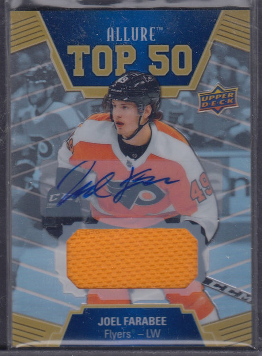 JOEL FARABEE, 2019 Allure Top 50 #T50-38, Auto/Patch, /25