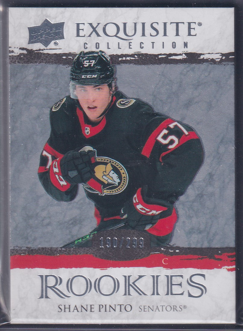 SHANE PINTO - 2021 Upper Deck Exquisite Collection Rookies #R-SP, /299