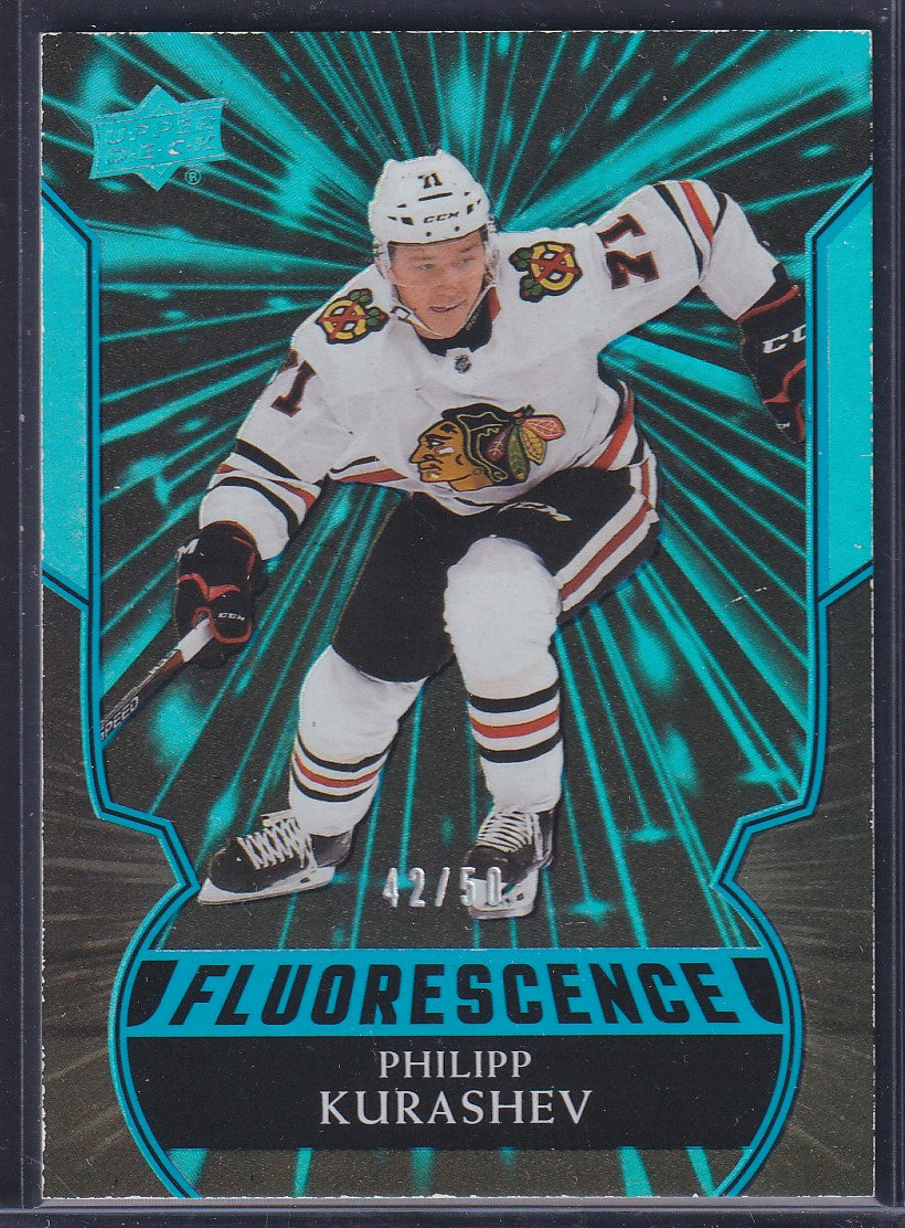 PHILIPP KURASHEV - 2020 Upper Deck Fluorescence BLUE #F-36, /50