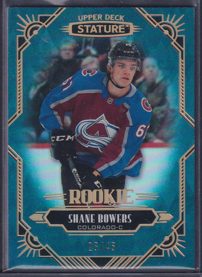 SHANE BOWERS - 2020 Upper Deck Stature Rookie #163, /45