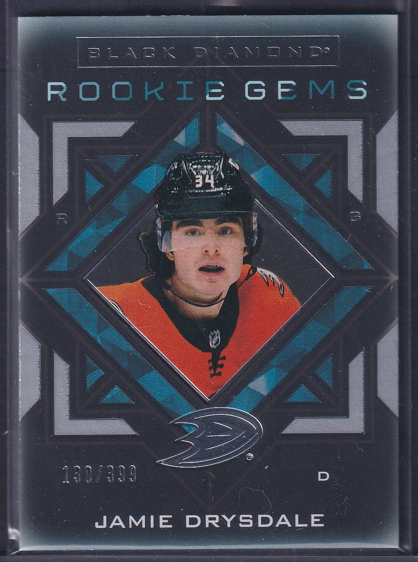 JAMIE DRYSDALE - 2021 Upper Deck Black Diamond Rookie Gems #RG-JD, /399
