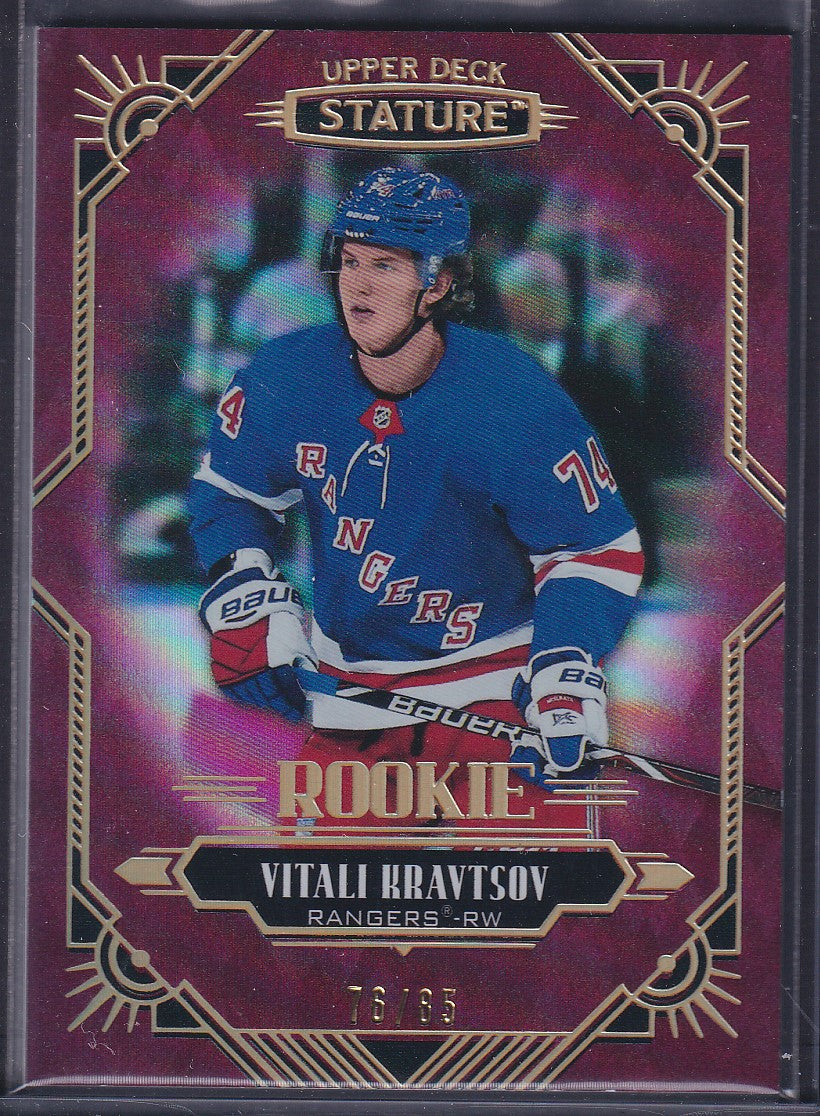 VITALI KRAVTSOV - 2020 Upper Deck Stature Rookie #178, /85