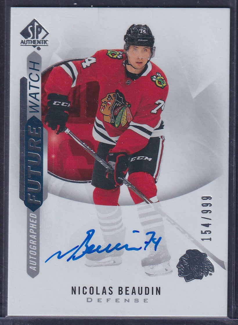 NICOLAS BEAUDIN - 2020 SP Authentic Future Watch Auto #173, /999