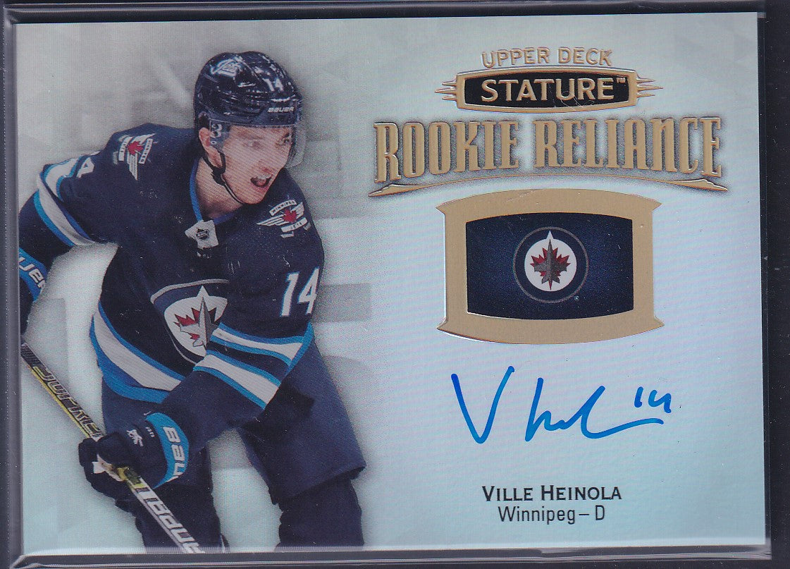 VILLE HEINOLA - 2019 Upper Deck Stature Rookie Reliance Auto #RR-13