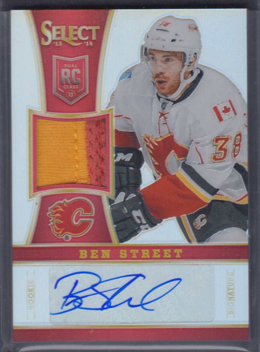 BEN STREET, 2013 Panini Select Rookie Prizm #215, 14/25, Jersey/Auto