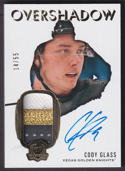 CODY GLASS - 2019 Upper Deck The Cup Overshadow Auto Patch #OS-CG, /55