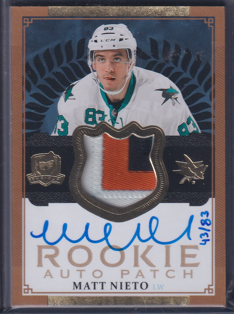 MATT NIETO - 2013 Upper Deck The Cup Rookie Auto Patch #177, /83