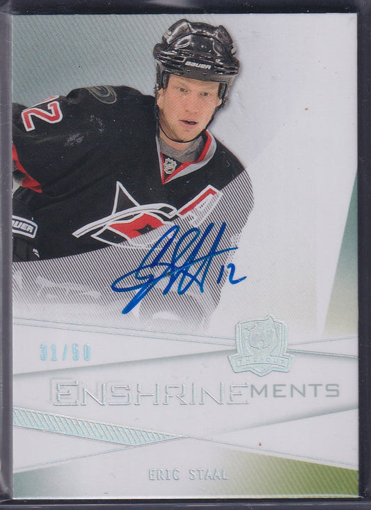 ERIC STAAL - 2009 Upper Deck The Cup Enshrinements #CE-ES, /50