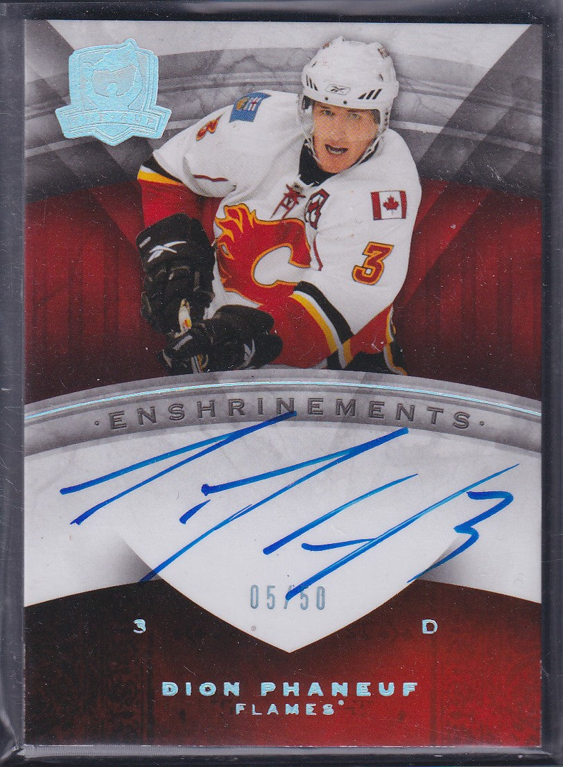 DION PHANEUF - 2008 Upper Deck The Cup Enshrinements #CE-PH, /50