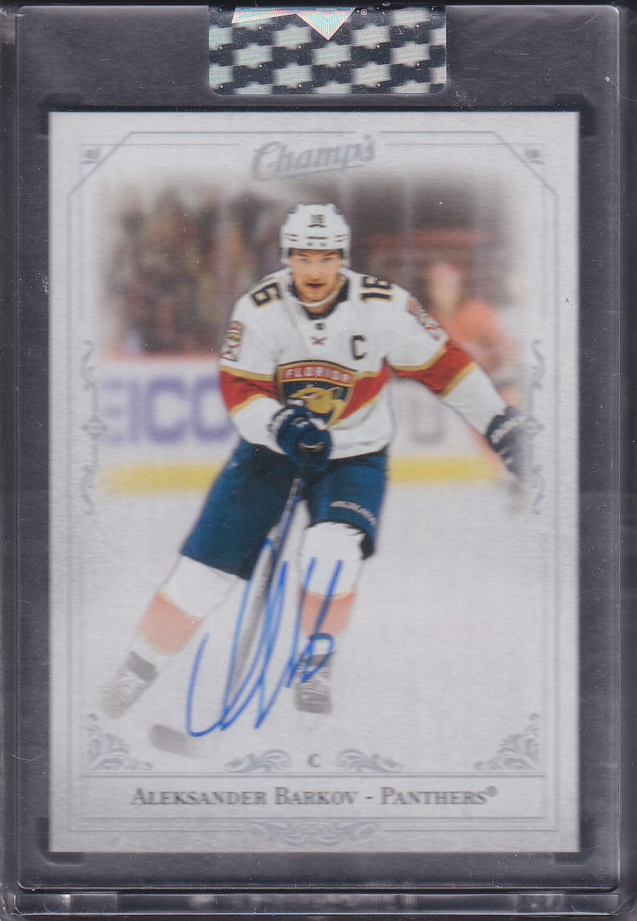 ALEKSANDER BARKOV - 2020 Upper Deck Clear Cut Champ's Auto #C-AB