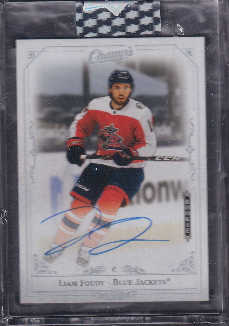 LIAM FOUDY - 2020 Upper Deck Clear Cut Champ's Auto Rookie #C-LF