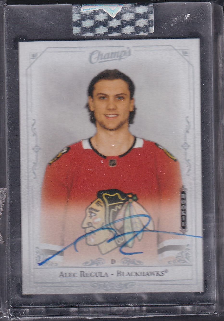 ALEC REGULA - 2020 Upper Deck Clear Cut Rookie Champ's Auto #C-RE