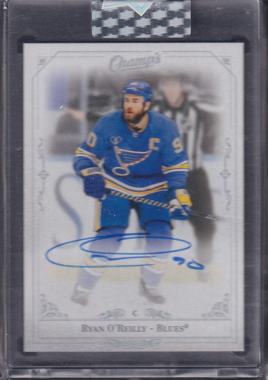 RYAN O'REILLY - 2020 Upper Deck Clear Cut Champ's Auto #C-RO