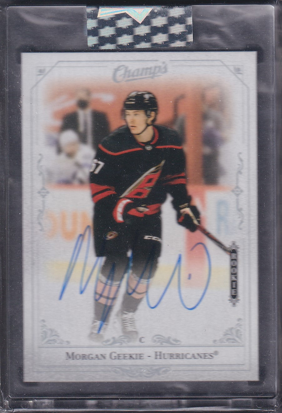 MORGAN GEEKIE - 2020 Upper Deck Clear Cut Champ's Auto Rookie #C-GE