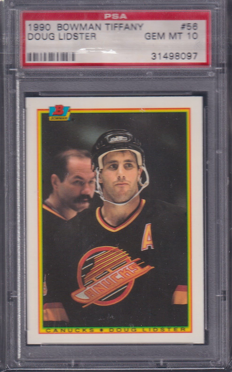 DOUG LIDSTER, 1990 Bowman Tiffany #56, PSA 10