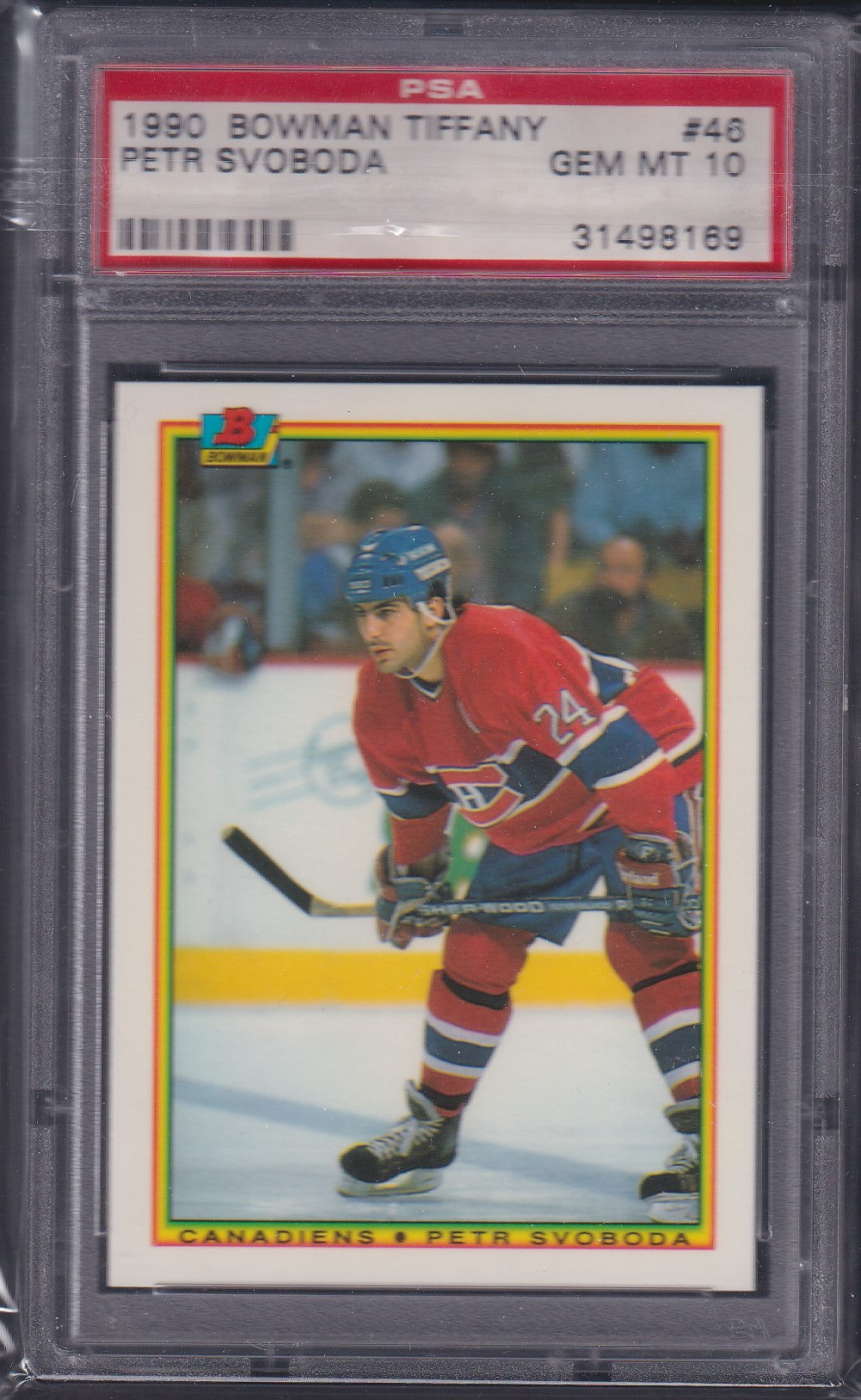 PETR SVOBODA, 1990 Bowman Tiffany #46, PSA 10