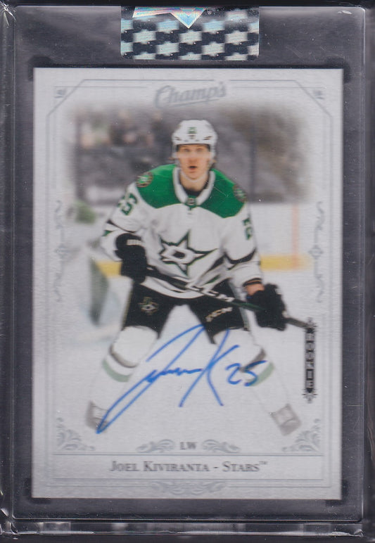JOEL KIVIRANA - 2020 Upper Deck Clear Cut Champ's Auto Rookie #C-JK