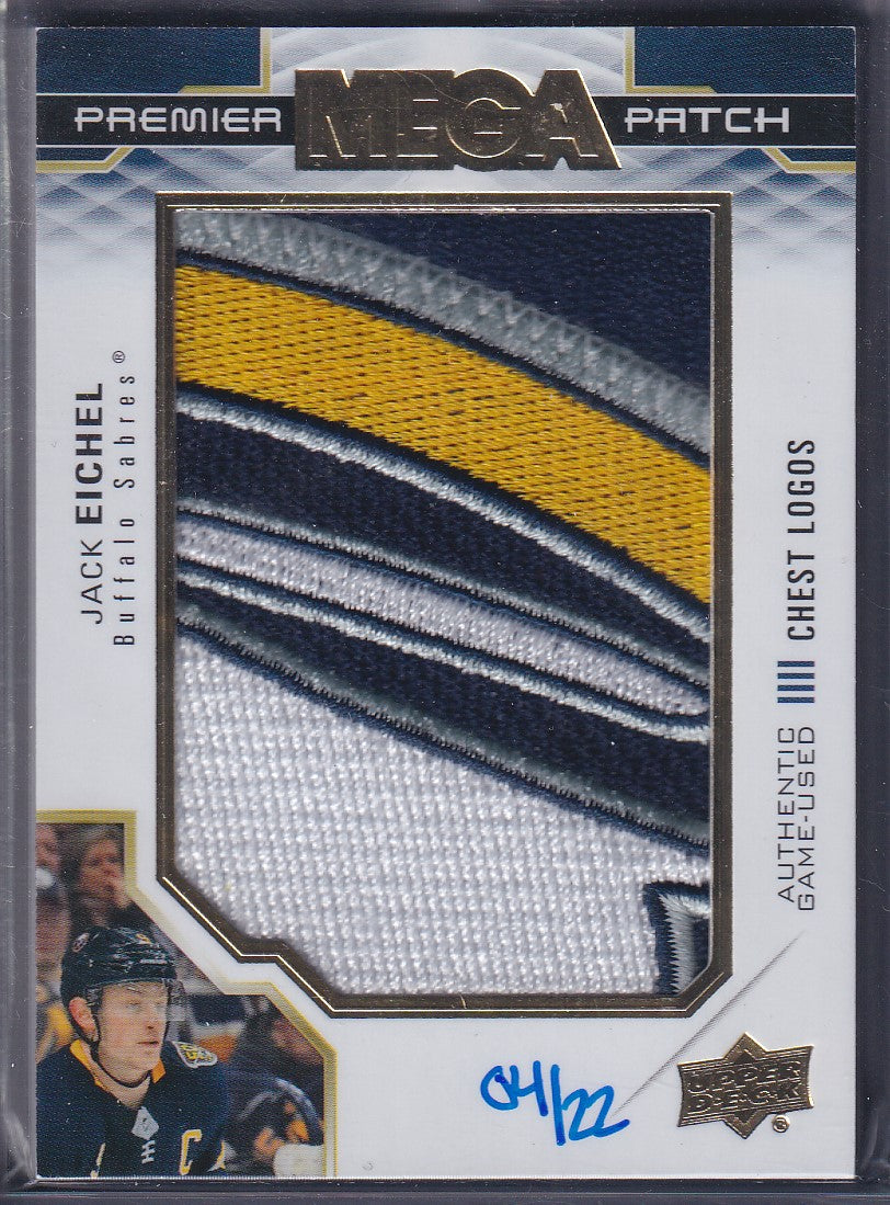JACK EICHEL - 2019 Upper Deck Premier Mega Patch Chest #PMP-JE, /22