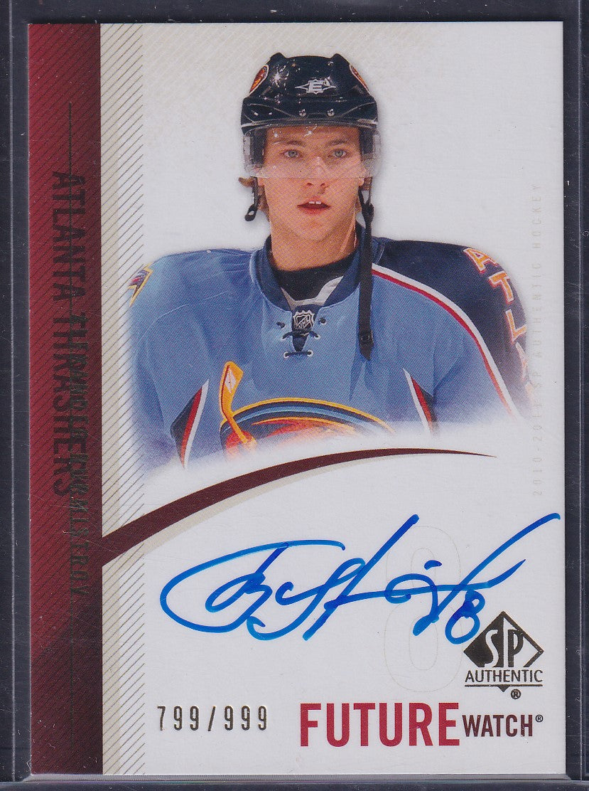 ALEXANDER BURMISTROV - 2010 SP Authentic Future Watch Auto #305, /999