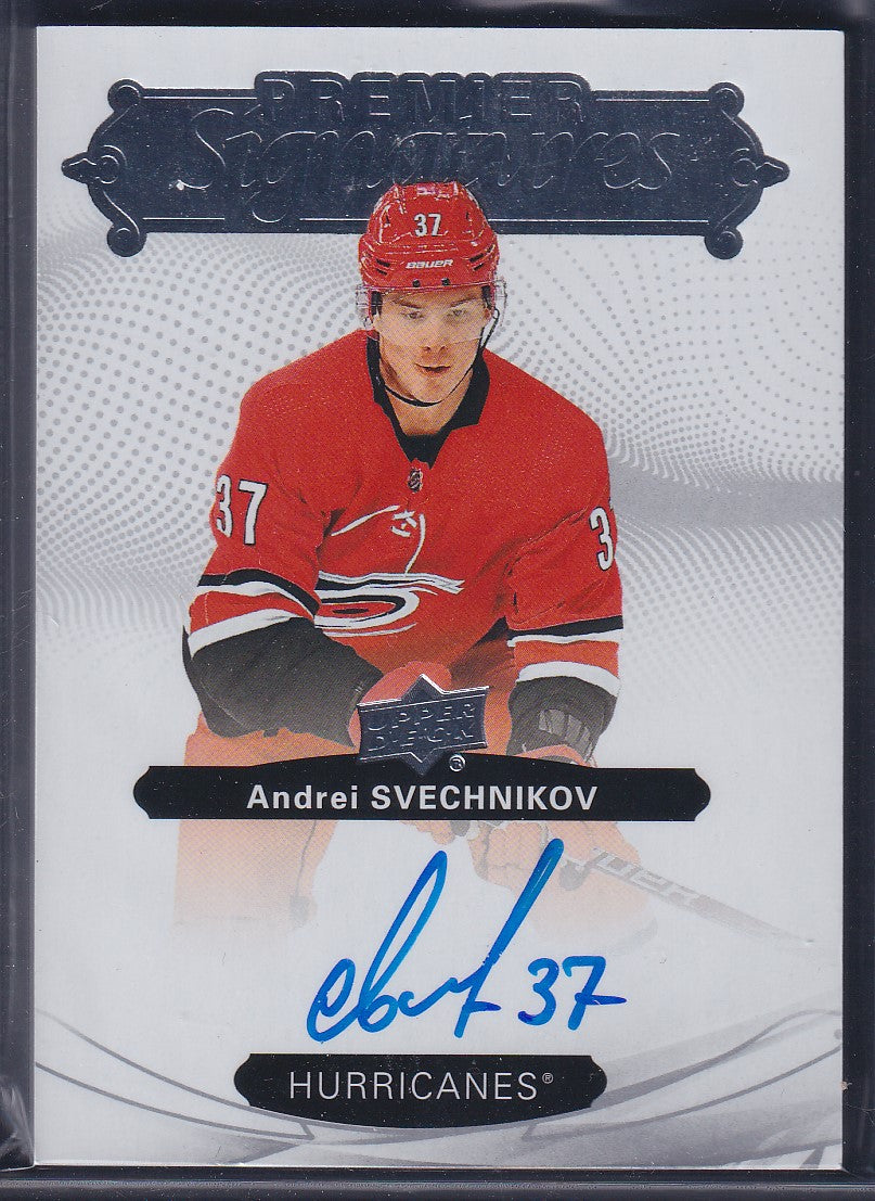 ANDREI SVECHNIKOV - 2018 Upper Deck Premier Signatures Auto #PS-AS