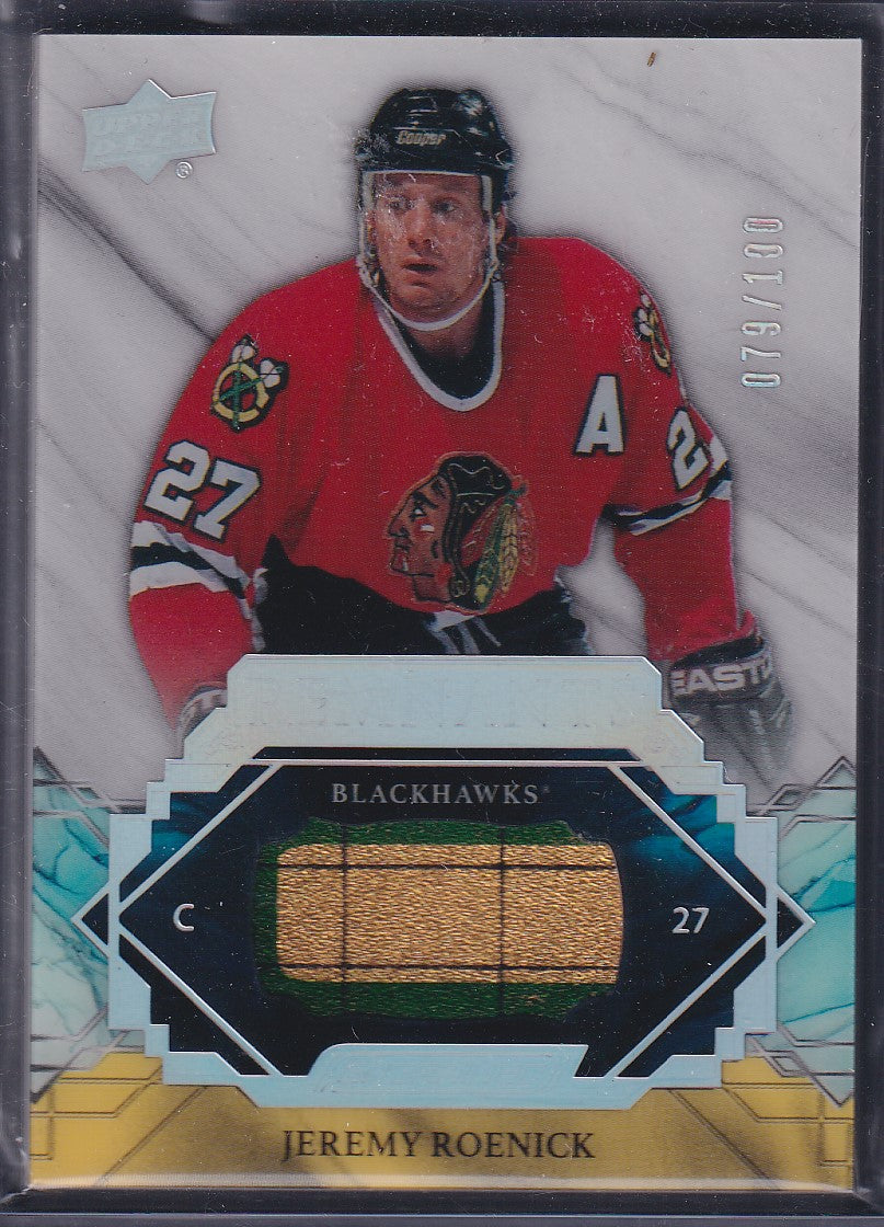 JEREMY ROENICK - 2019 Upper Deck Engrained Remnants #R-JR, /100
