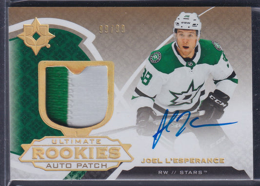 JOEL L'ESPERANCE - 2019 Ultimate Rookies Auto Patch #115, /99