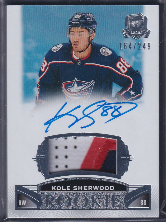 KOLE SHERWOOD - 2019 The Cup Rookie Auto Patch #80, /249