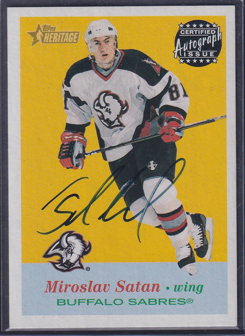 MIROSLAV SATAN - 2000 Certified Autograph Issue #A-MS