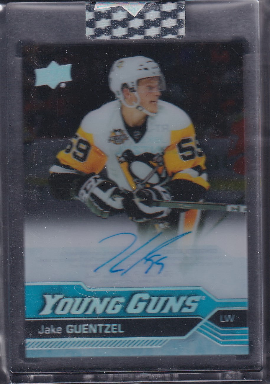JAKE GUENTZEL - 2019 Upper Deck Clear Cut Young Guns Auto #RT-JG
