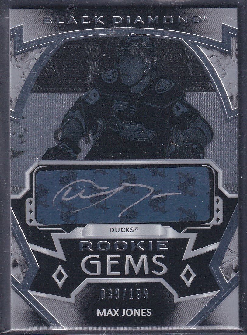 MAX JONES - 2019 Black Diamond Rookie Gems Auto #RG-MJ, /199