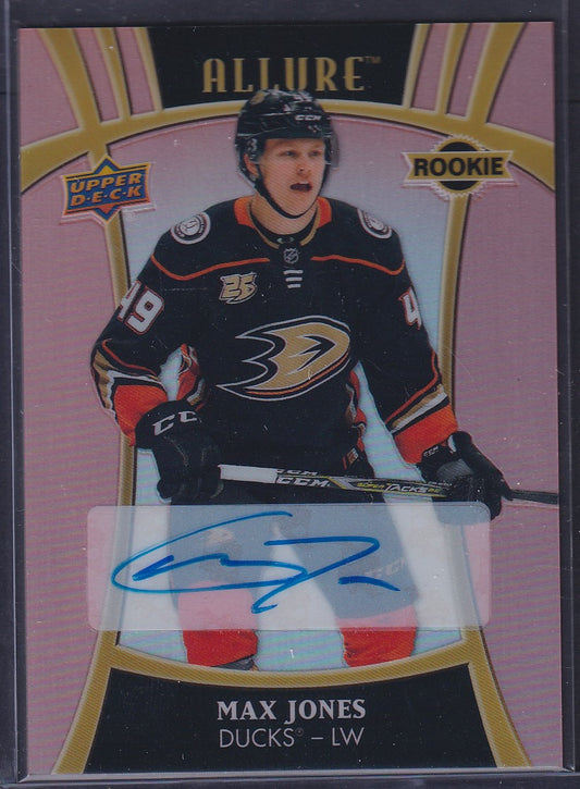 MAX JONES - 2019 Allure Rookie PINK DIAMOND Auto #113, /59