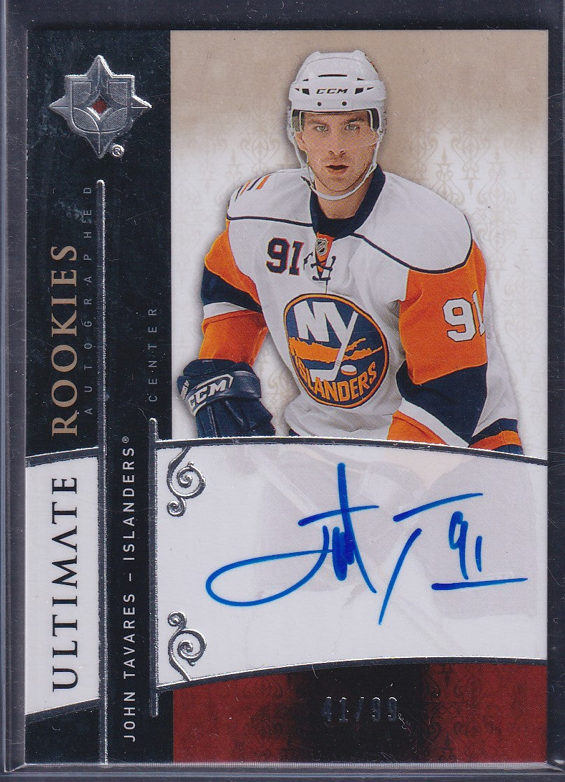 JOHN TAVARES - 2009 Ultimate Rookies Auto #139, /99