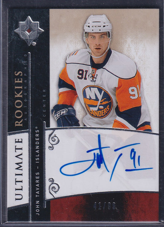 JOHN TAVARES - 2009 Ultimate Rookies Auto #139, /99