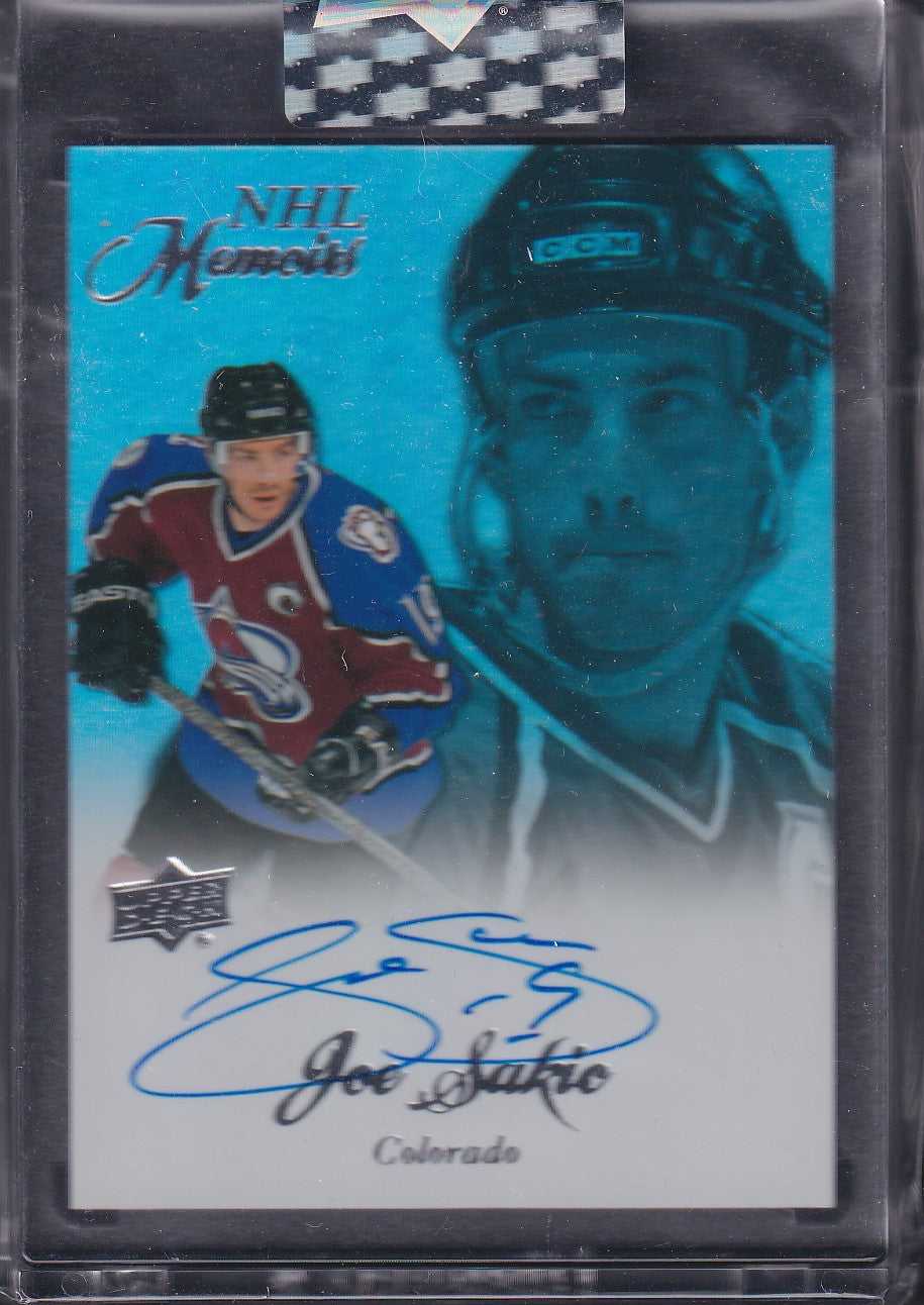 JOE SAKIC - 2020 Upper Deck Clear Cut NHL Memoirs Auto #M-JS