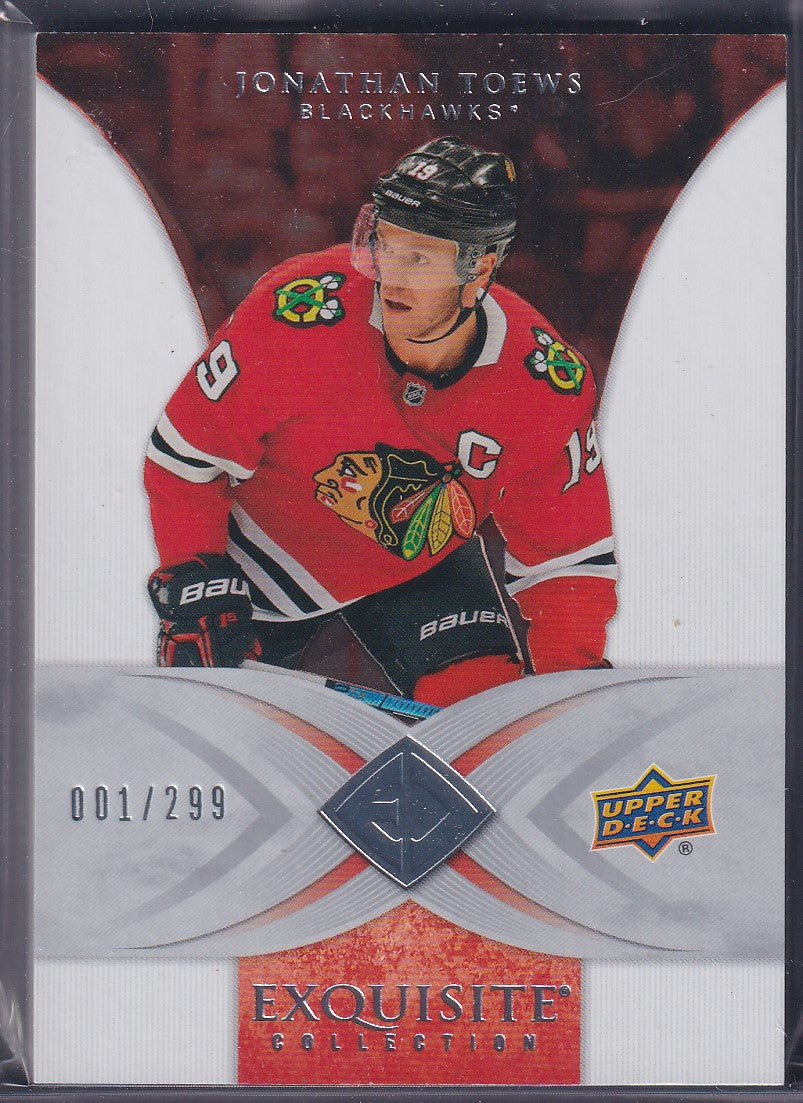JONATHAN TOEWS - 2020 Upper Deck Exquisite #06V-JT, /299